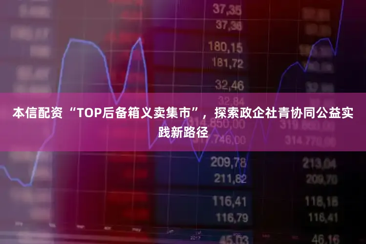 本信配资 “TOP后备箱义卖集市”，探索政企社青协同公益实践新路径