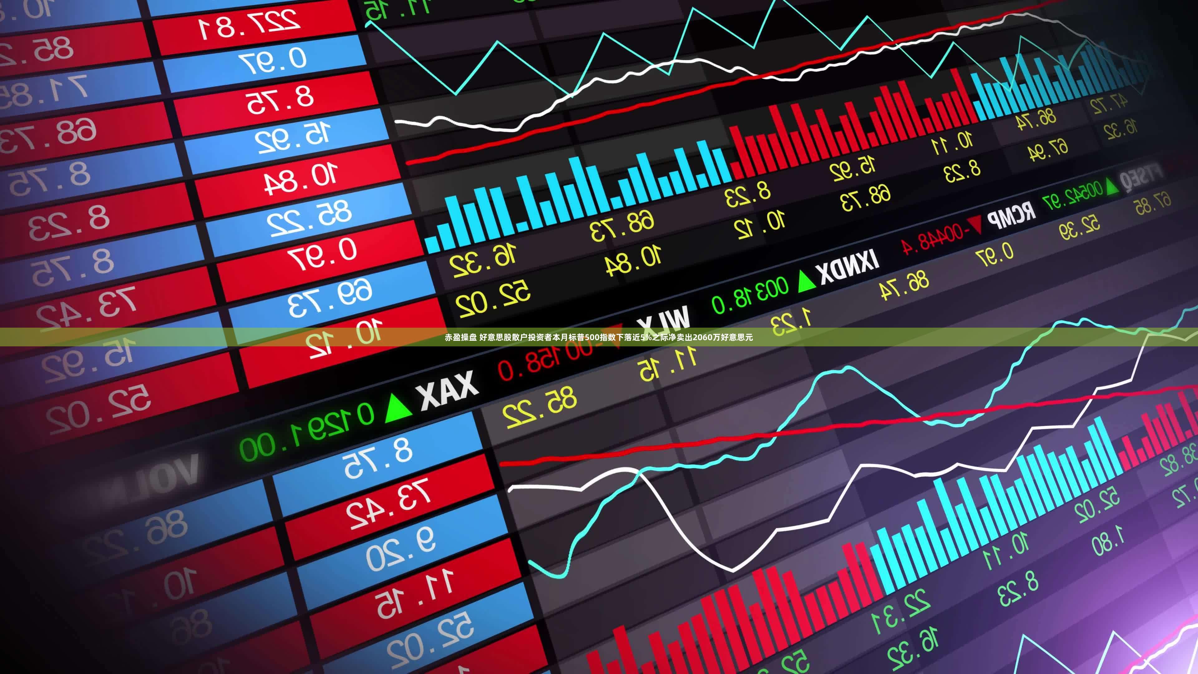 赤盈操盘 好意思股散户投资者本月标普500指数下落近5%之际净卖出2060万好意思元