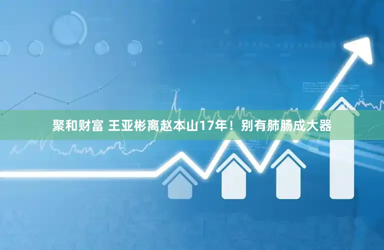 聚和财富 王亚彬离赵本山17年！别有肺肠成大器